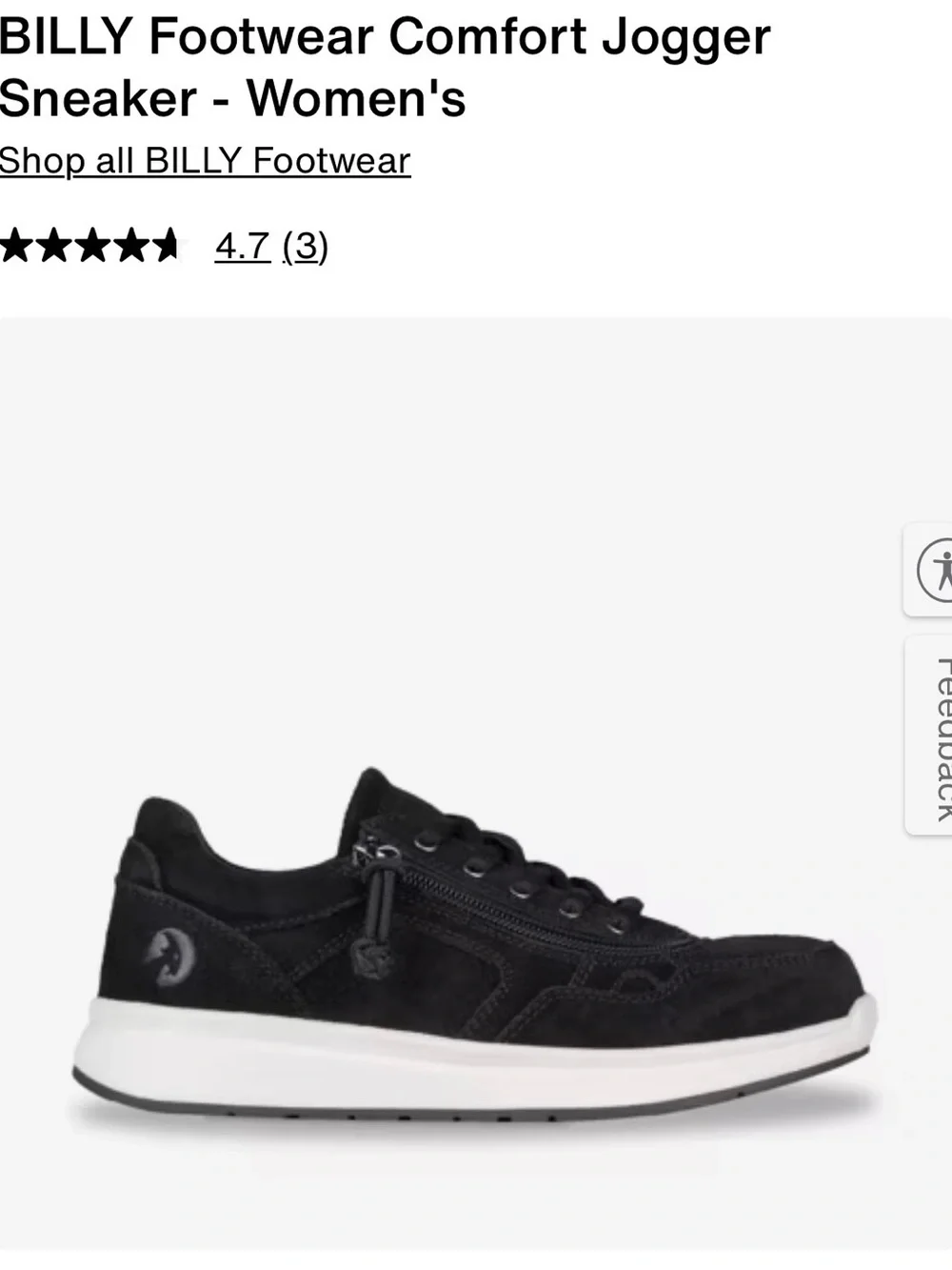 BILLY Women's Low-Top Lace-Up Sneakers in Black